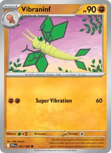 Carte Pokemon Vibraninf 052/94 Flammes Fantasmagoriques