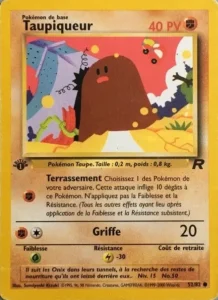 Carte Pokemon Taupiqueur 52/82 Team Rocket