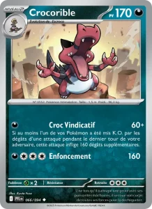 Carte Pokemon Crocorible 066/94 Flammes Fantasmagoriques