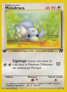 Carte Pokemon Minidraco 53/82 Team Rocket