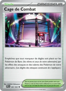 Carte Pokemon Cage de Combat 085/94 Flammes Fantasmagoriques
