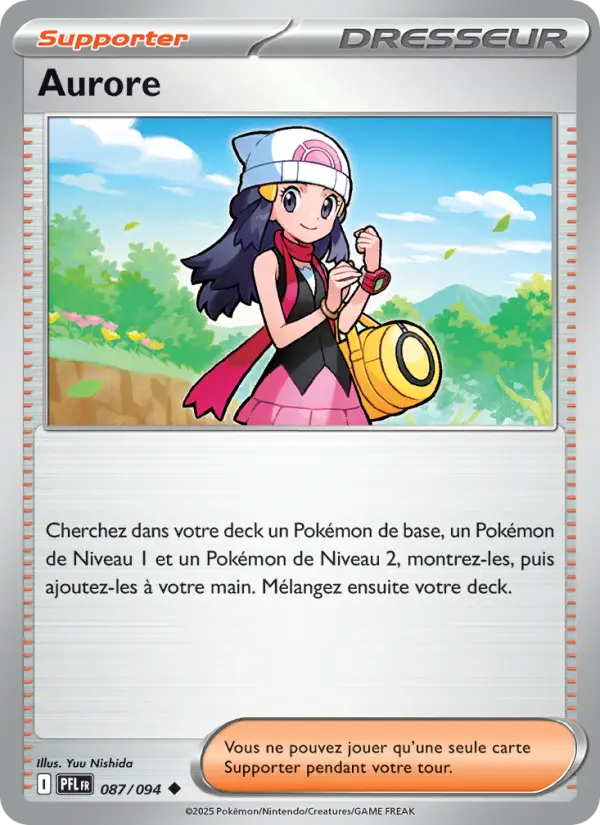 Scan HD carte Pokémon Aurore 087/94 — Flammes Fantasmagoriques