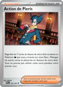 Carte Pokemon Action de Pieris 090/94 Flammes Fantasmagoriques