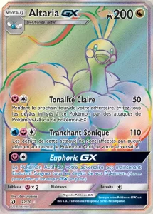 Carte Pokemon Altaria GX 72/70 Majesté Des Dragons