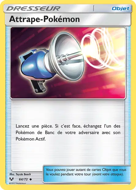Scan HD carte Pokémon Attrape-Pokémon 64/73 — Légendes Brillantes