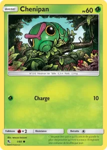 Carte Pokémon Chenipan 1/68