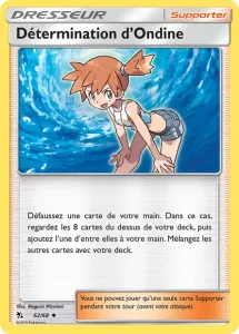 Carte Pokemon Détermination d’Ondine 62/68 Destinées Occultes