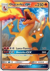 Carte Pokémon Dracaufeu-GX 9 Destinées Occultes