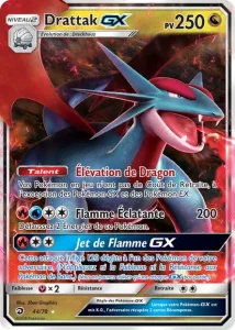 Carte Pokemon Drattak GX 44/70 Majesté Des Dragons