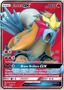 Carte Pokemon Entei GX 71/73 Légendes Brillantes