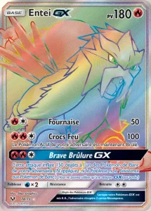 Carte Pokemon Entei GX 74/73 Légendes Brillantes