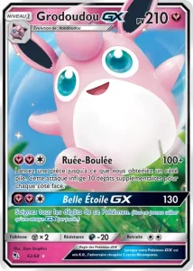 Carte Pokemon Grodoudou-GX 42/68 Destinées Occultes