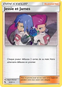 Carte Pokemon Jessie et James 58/68 Destinées Occultes