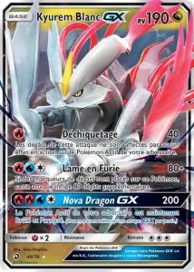 Carte Pokemon Kyurem Blanc GX 48/70 Majesté Des Dragons