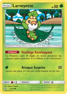 Carte Pokémon Larveyette 7/236
