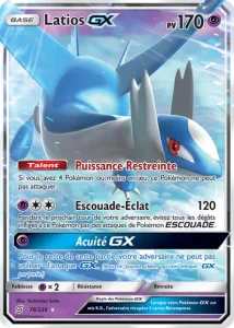 Carte Pokemon Latios GX 78/236 Harmonie des Esprits