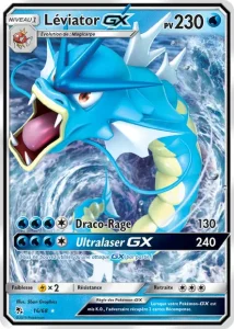 Carte Pokemon Léviator-GX 16/68 Destinées Occultes