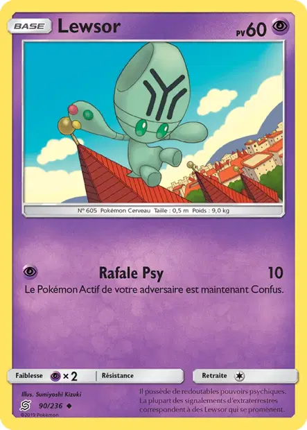 Scan HD carte Pokémon Lewsor 90/236 — Harmonie des Esprits