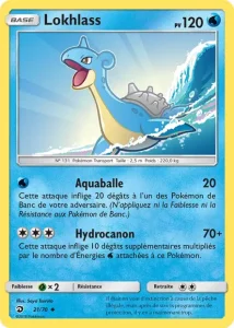 Carte Pokemon Lokhlass 21/70 Majesté Des Dragons