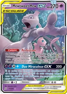 Carte Pokemon Mewtwo et Mew GX 71/236 Harmonie des Esprits
