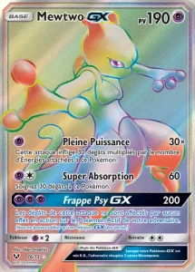 Carte Pokémon Mewtwo GX 76 Légendes Brillantes