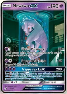 Carte Pokemon Mewtwo GX 78/73 Légendes Brillantes