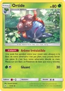 Carte Pokémon Ortide 7/214