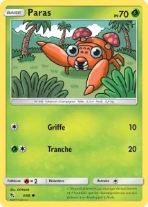 Carte Pokémon Paras 4/68