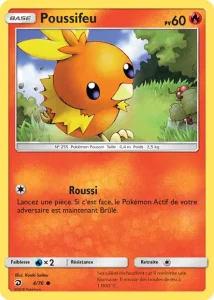 Carte Pokémon Poussifeu 4/70