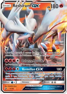 Carte Pokemon Reshiram GX 11/70 Majesté Des Dragons