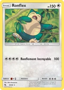 Carte Pokemon Ronflex 50/68 Destinées Occultes