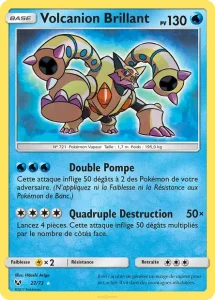 Carte Pokemon Volcanion Brillant 27/73 Légendes Brillantes