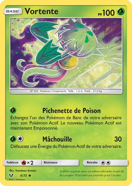 Scan HD carte Pokémon Vortente 6/73 — Légendes Brillantes