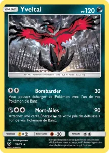 Carte Pokemon Yveltal 54/73 Légendes Brillantes
