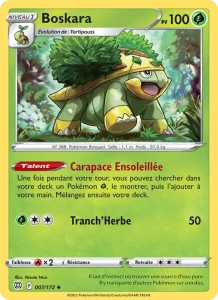 Carte Pokémon Boskara 007/172