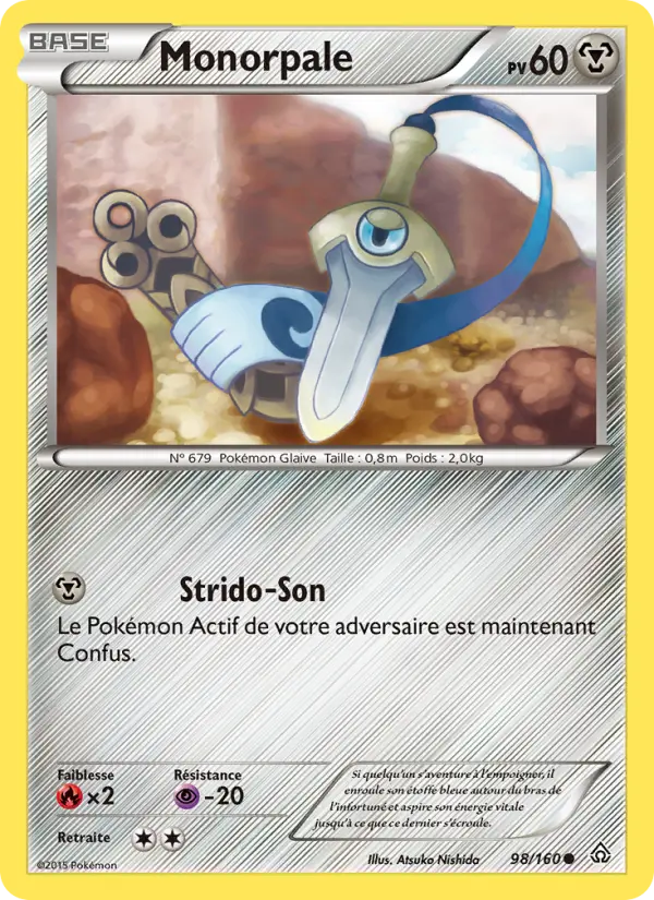Scan HD carte Pokémon Monorpale 98/160 — Primo-Choc