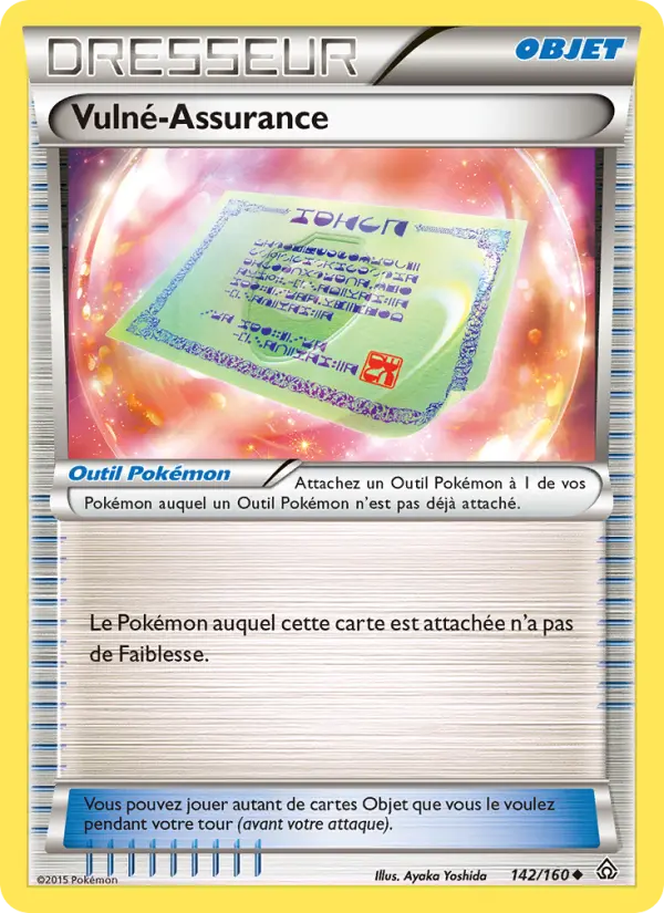 Scan HD carte Pokémon Vulné-Assurance 142/160 — Primo-Choc