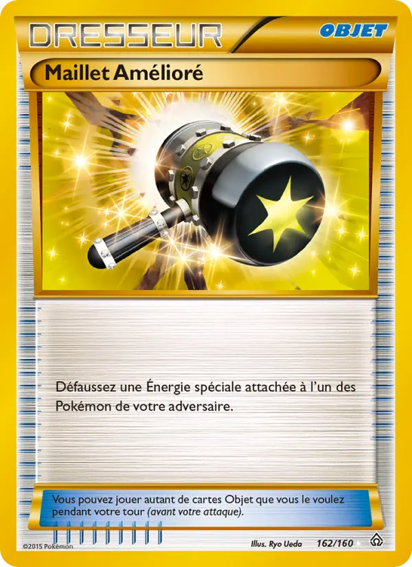 Scan HD carte Pokémon Maillet Amélioré 162/160 — Primo-Choc