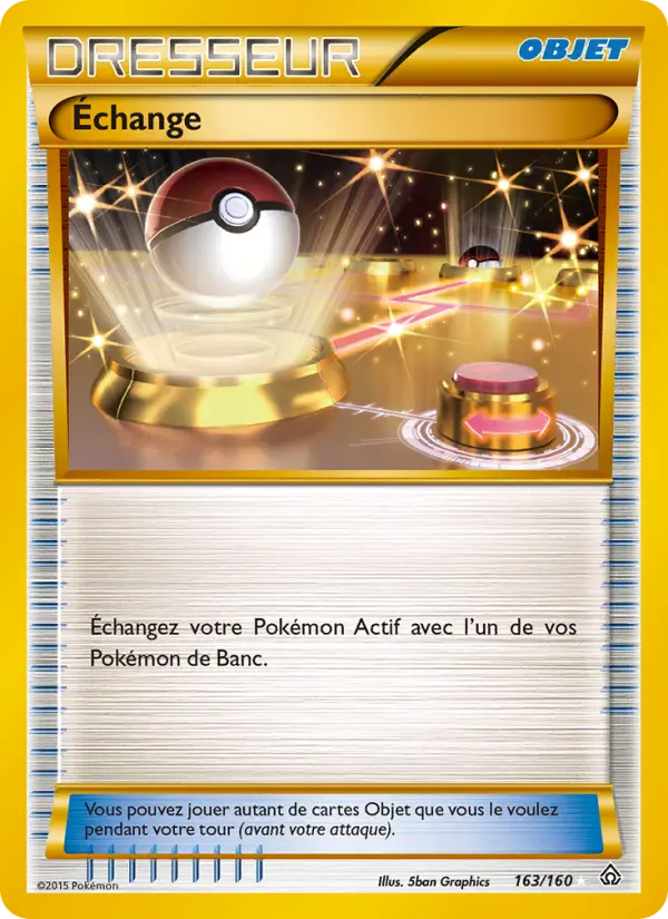 Scan HD carte Pokémon Échange 163/160 — Primo-Choc