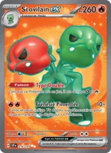 Carte Pokemon Scovilain-ex 216/191 Étincelles Déferlantes
