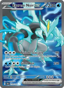 Kyurem Noir-EX 218 — Étincelles Déferlantes