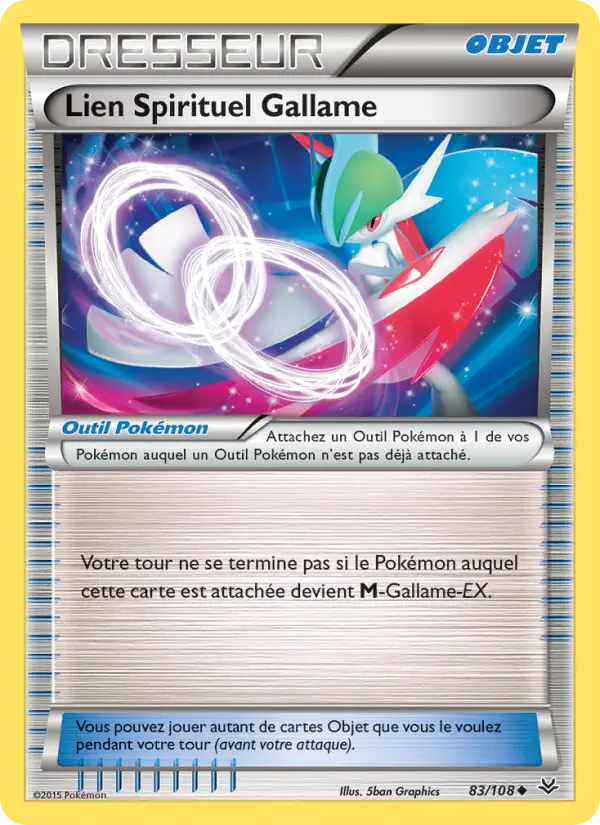 Scan HD carte Pokémon Lien Spirituel Gallame 83/108 — Ciel Rugissant