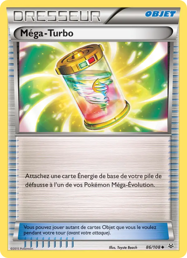 Scan HD carte Pokémon Méga-Turbo 86/108 — Ciel Rugissant