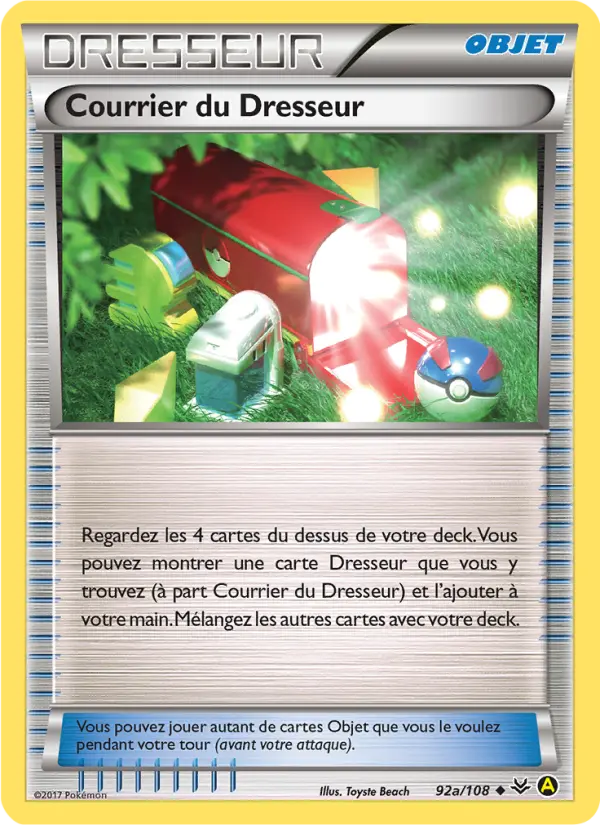 Scan HD carte Pokémon Courrier du Dresseur 92a/108 — Ciel Rugissant