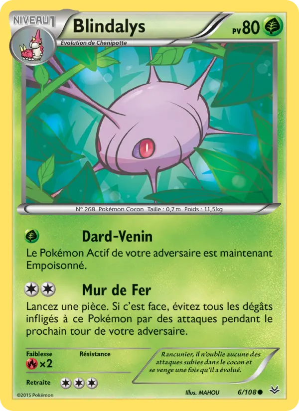 Scan HD carte Pokémon Blindalys 6/108 — Ciel Rugissant
