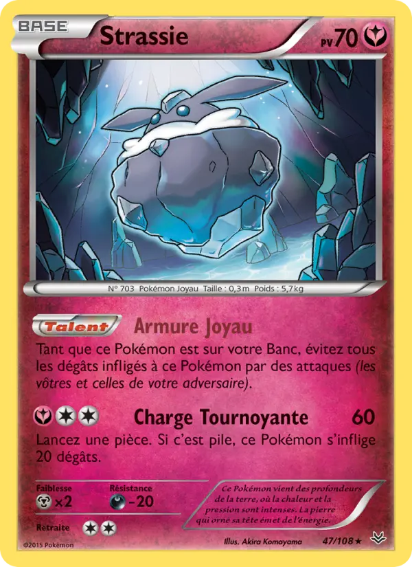 Scan HD carte Pokémon Strassie 47/108 — Ciel Rugissant