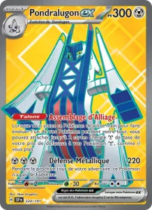 Carte Pokemon Pondralugon-ex 224/191 Étincelles Déferlantes