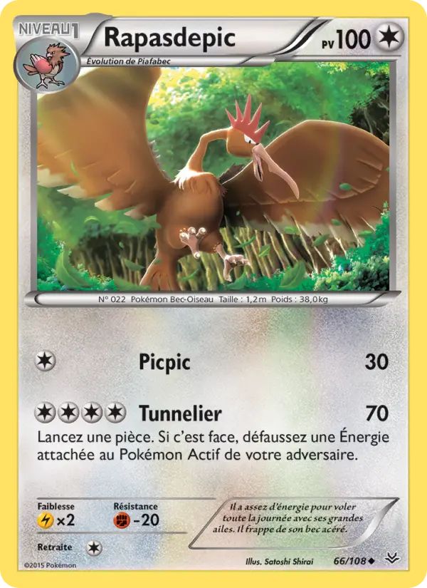 Scan HD carte Pokémon Rapasdepic 66/108 — Ciel Rugissant