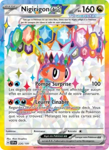 Carte Pokemon Nigirigon-ex 226/191 Étincelles Déferlantes
