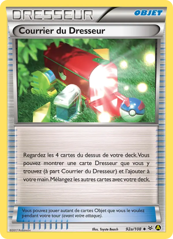 Scan HD carte Pokémon Courrier du Dresseur 92/108 — Ciel Rugissant